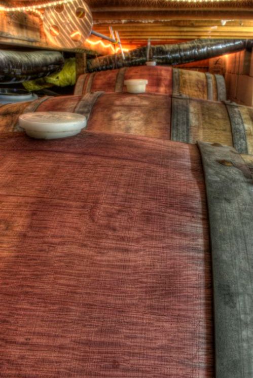Wine Stained Barrels